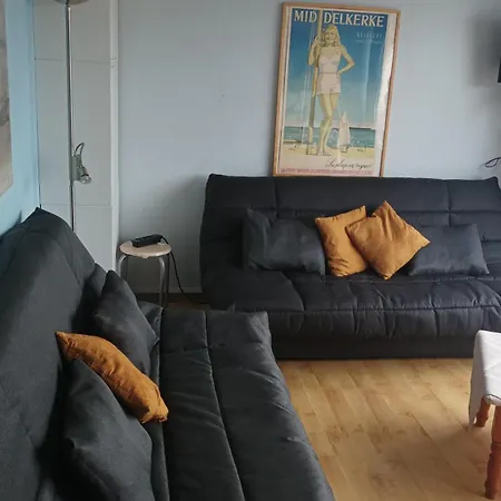 Knusse Met Groot Terras Te Middelkerke! Apartamento